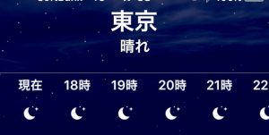 2017/1/23[17:30]過ぎ…港区の気温4℃体感温度1℃今夜はこのまま快晴 ↘︎-4℃迄下がるそうな…
