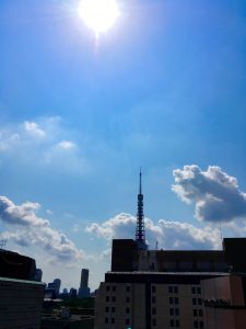 連日真夏日ドピーカン🔥🌞💥☀️💦🗼燃えてます❣️